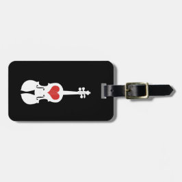 Etiqueta De Bagagem A caixa do violino Tag-Adiciona seu próprio nome