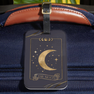 Etiqueta De Bagagem A Carta de Tarot da Lua