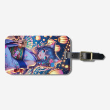 A dança alegre de Catgirl em Dusk