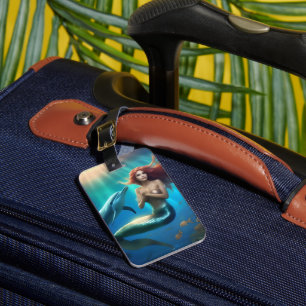 Etiqueta De Bagagem "A dança do Oceano: Uma Sereia e a Viagem dos Golf