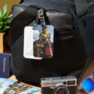 Etiqueta De Bagagem A estátua gigante da bagagem de Maitreya Buddha