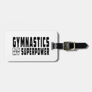 Etiqueta De Bagagem A ginástica é minha superpotência