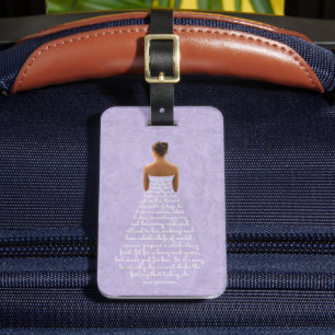 Etiqueta De Bagagem A Identificação de Bagagem da Princesa