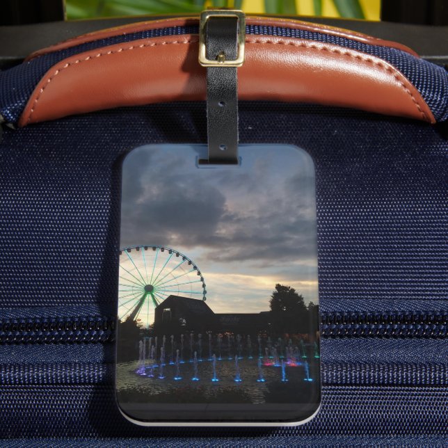 Etiqueta De Bagagem A Ilha da Forja Pombo (Frente Insitu 2)