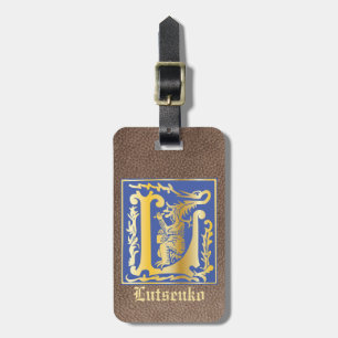 Etiqueta De Bagagem A mítica do século XVI cria capital decorativo L