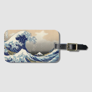 Etiqueta De Bagagem A onda do Excelente de Kanagawa Hokusai