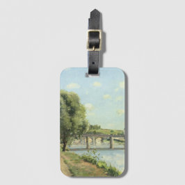 Etiqueta De Bagagem A Ponte Da Ferrovia Camille Pissarro  