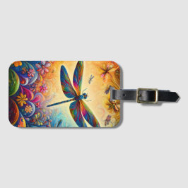Etiqueta De Bagagem A Viagem da Dragonfly