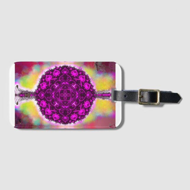 Etiqueta De Bagagem A vibração da luz (Frente Horizontal)