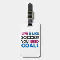 A vida é como o futebol que você precisa de gols