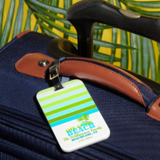 Etiqueta De Bagagem A vida na praia personalizada