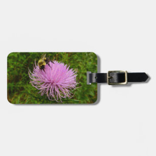 Etiqueta De Bagagem Abelhas na Natureza da Flor do Estilo
