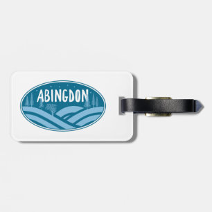 Etiqueta De Bagagem Abingdon Virginia Outdoor