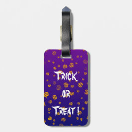 Etiqueta De Bagagem Abóboras Jack do Halloween