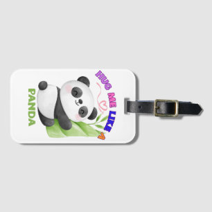 Etiqueta de Bagagem – Abrace-me como um Panda 🐼