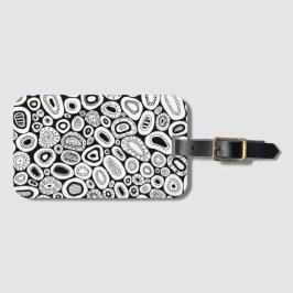 Etiqueta De Bagagem Abstract Art Random Blobby Shapes