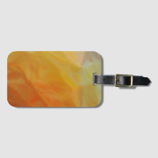 Etiqueta De Bagagem Abstract Warmth: Impressionist Mosaic