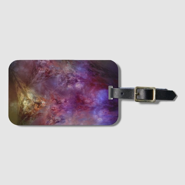 Etiqueta De Bagagem Abstrato (Frente Horizontal)