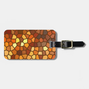 Etiqueta De Bagagem Abstrato de Autumn Mosaico