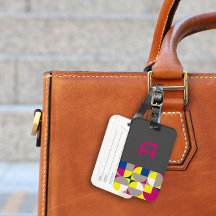 Abstrato geométrica fuchsia cinza amarelo azul