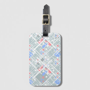 Etiqueta De Bagagem Abstrato moderno geométrico.