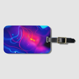 Etiqueta De Bagagem Abstrato - Padrão - Artístico Colorido