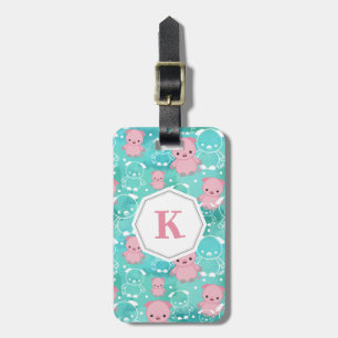 Etiqueta De Bagagem Abundância dos porcos - Monogrammed