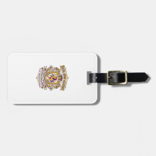 Etiqueta De Bagagem Academia do Chifre Real do Unicórnio Design Stylis