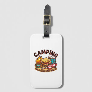 Etiqueta De Bagagem acampamento de smores