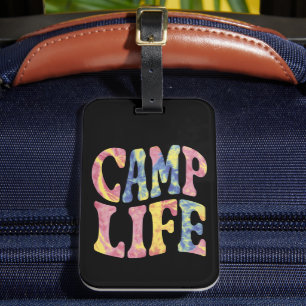 Etiqueta De Bagagem Acampamento Meninas de Verão Vida de Acampamento T