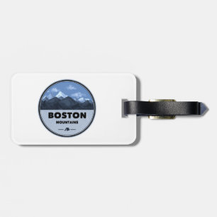 Etiqueta De Bagagem Acampamento nas Montanhas Boston Arkansas