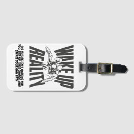 Etiqueta De Bagagem Acordar até a realidade