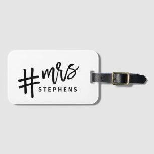 Etiqueta De Bagagem Acordei assim #casado! SRA.