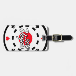 Etiqueta de bagagem acrílica