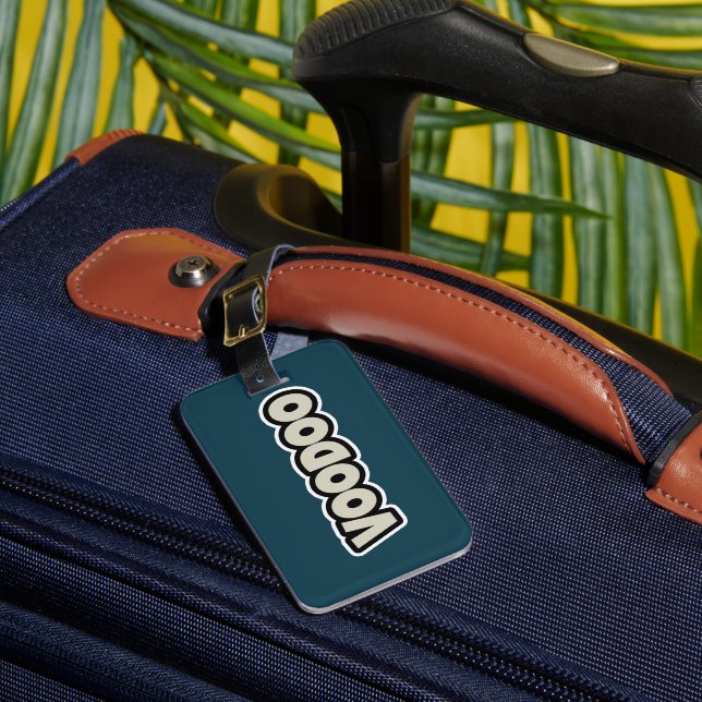 Etiqueta de Bagagem Acrílica de Token Voodoo (Frente Insitu 1)