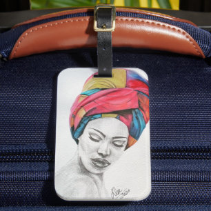 Etiqueta de bagagem acrílica QUEENIFICENTE