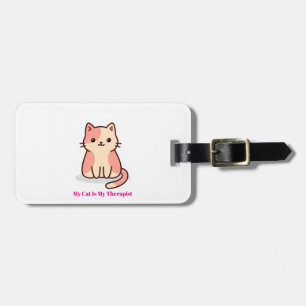 Etiqueta De Bagagem Adesivos de Bagagem com Arte de Gato Fofo