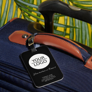 Etiqueta De Bagagem Adicione seu logotipo Texto personalizado Promoção