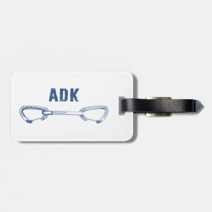 Etiqueta De Bagagem Adirondacks Escalada em Rocha Quickdraw