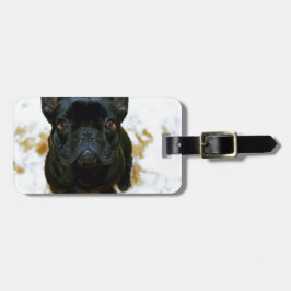 Etiqueta De Bagagem Adorável cachorrinho Bulldog Francês!