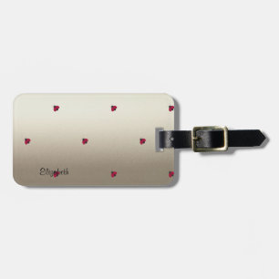 Etiqueta De Bagagem Adorável Fofo,Joaninhas,Luminoso-Personalizado