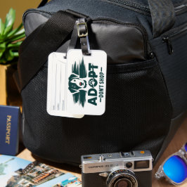 Etiqueta De Bagagem Adotar não comprar 2