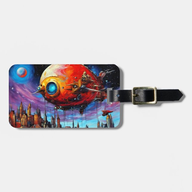 Etiqueta De Bagagem Aeronave I (Frente Horizontal)