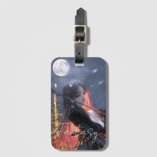 Etiqueta De Bagagem Aesthetic / Dark Fantasy Girl