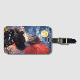 Etiqueta De Bagagem Aesthetic / Dark Fantasy Girl