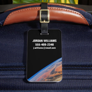 Etiqueta De Bagagem África norte E O Vasto Deserto Líbio.