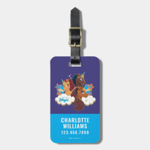 Etiqueta De Bagagem Afro Unicorn "Made of Magic" Trio Design