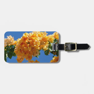 Etiqueta De Bagagem Aglomerado de Flores Tropicais de Bougainvillea Do