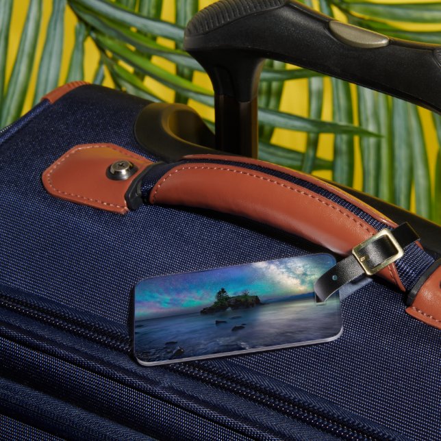 Etiqueta De Bagagem Água | Lago Superior Minnesota (Frente Insitu 3)