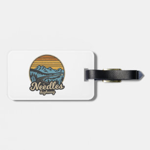 Etiqueta De Bagagem Agulha Highway South Dakota Retro